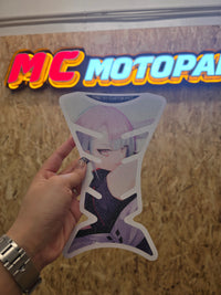 Custom Motorcycle Gas Tank Pad Protector Anti-Slip Fish Bone Shield - Upload Your Photo Image to create your unique TANK PAD - MC Motoparts