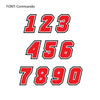 Personalize Custom MX Dirt Bike Motorcycle Racing Number Name Stickers - N31 - MC Motoparts