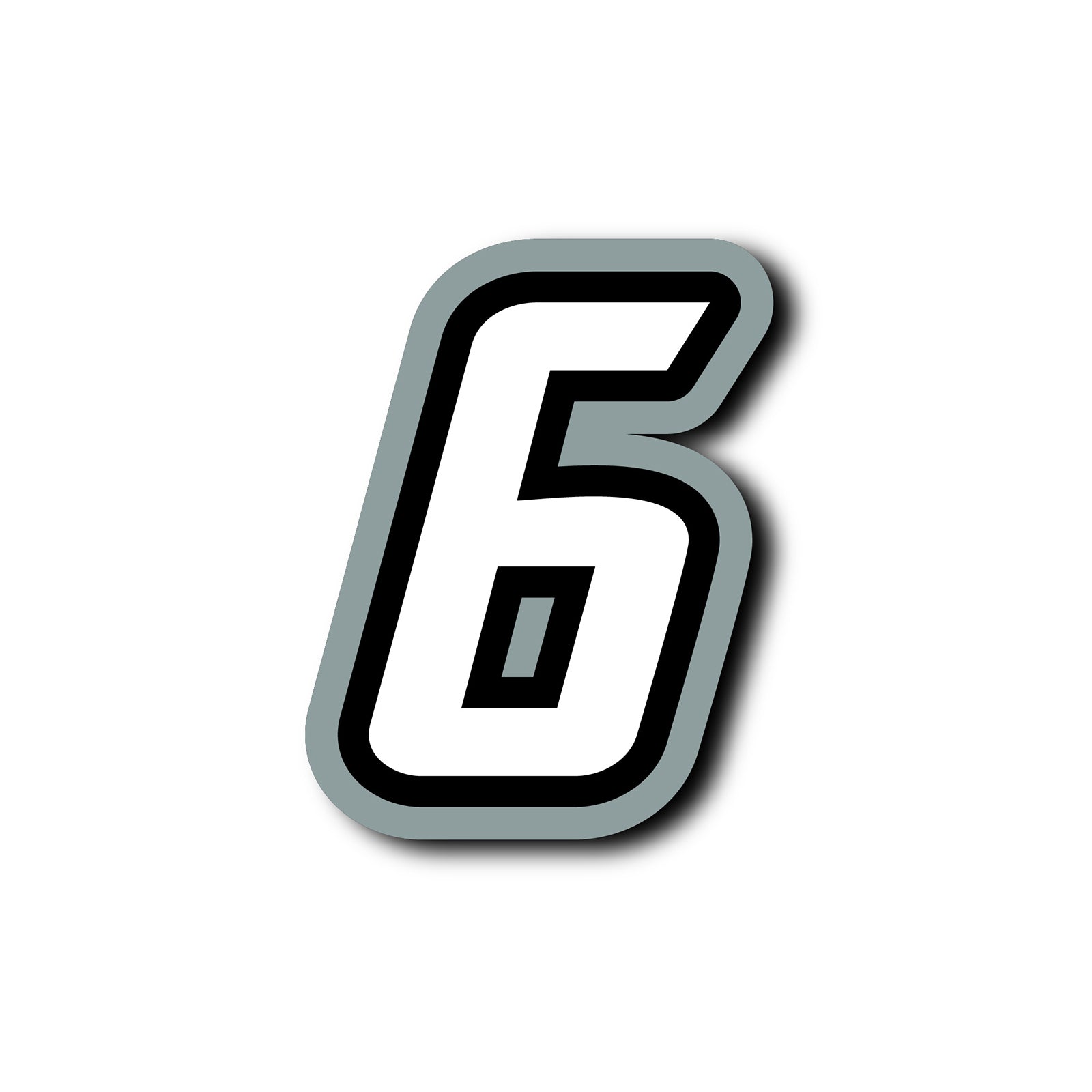 Personalize Custom MX Dirt Bike Motorcycle Racing Number Stickers - N32 - MC Motoparts