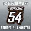 Personalize Custom MX Dirt Bike Motorcycle Racing Number Name Stickers - N32 - MC Motoparts