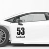Personalize Custom Race Car Sticker Decals - Racing Number, Make & Model - MC Motoparts