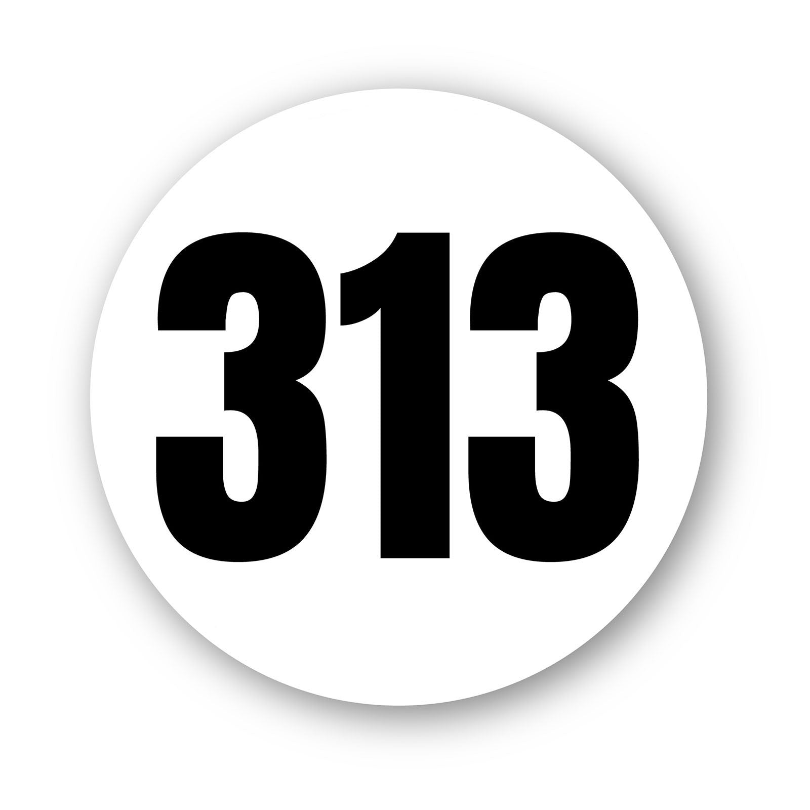 Personalize Custom Race Car Sticker Decals 2pcs - Circle Number Car Sticker - MC Motoparts