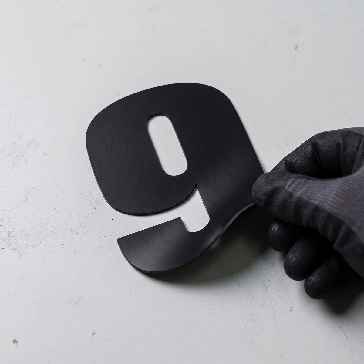 Sleek Black Style Custom Die-Cut Racing Number Magnets (4" to 15" Height) - Reusable Contour Cut Track Day Magnetic Numbers (Set of 2) (RCNUM007)