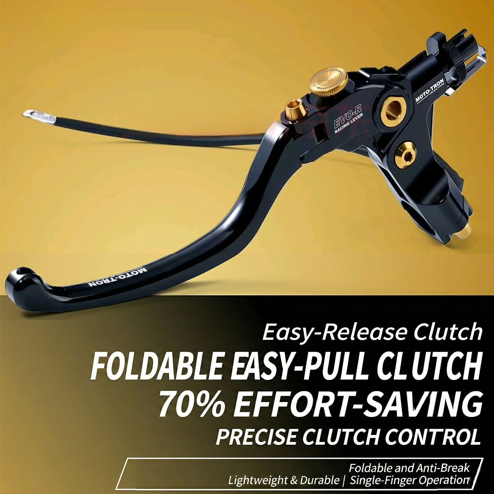Moto-Tron Racing Folding Clutch Lever for Yamaha YZF R9 R1 R1M FZ1 MT10