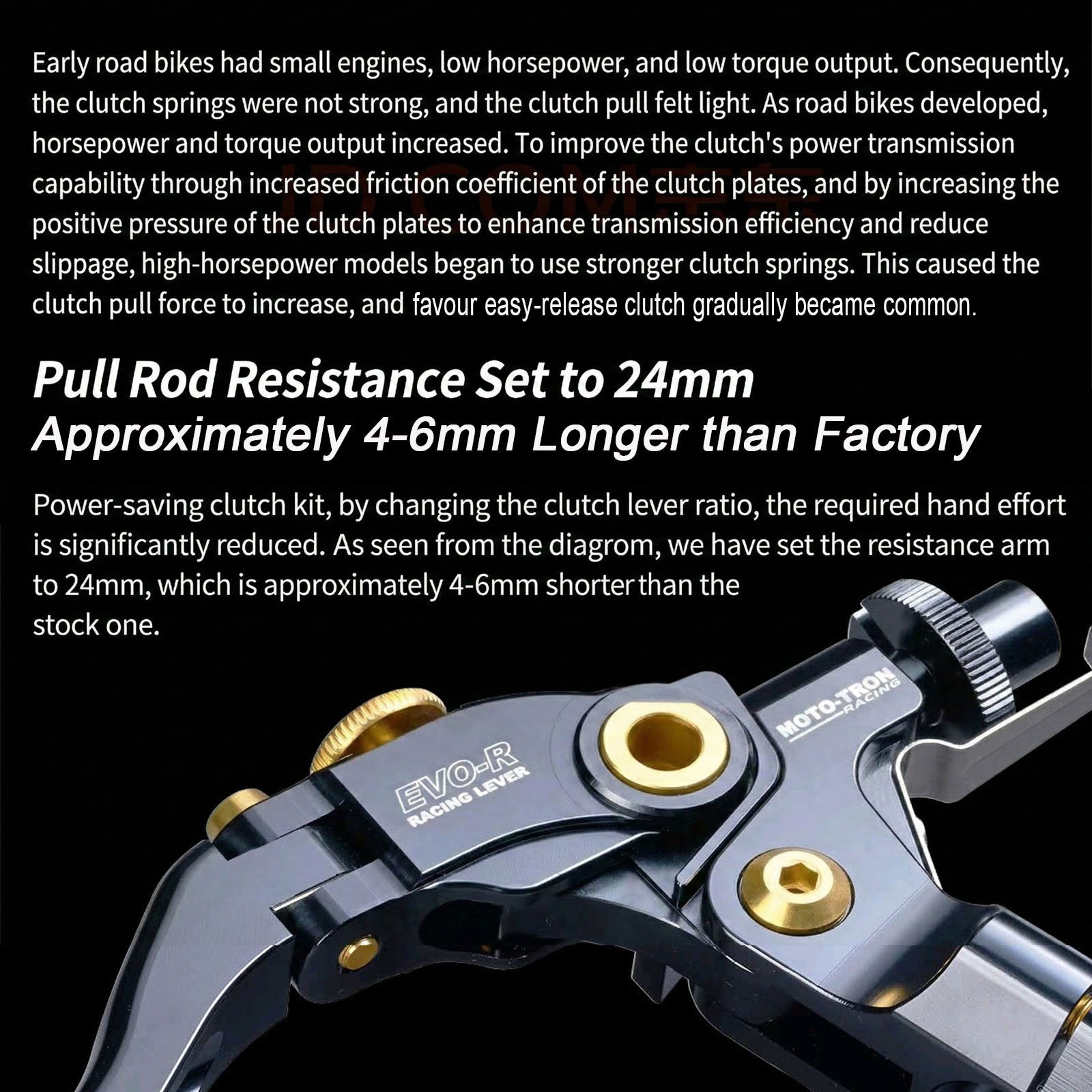 Moto-Tron Racing Folding Clutch Lever for Aprilia GPR150 GPR250 2021 up