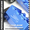 MC Motoparts Custom Engraved Name BUZZ FRONT / REAR Lowering Wide Foot Pegs - Personlization Footpegs - MC Motoparts