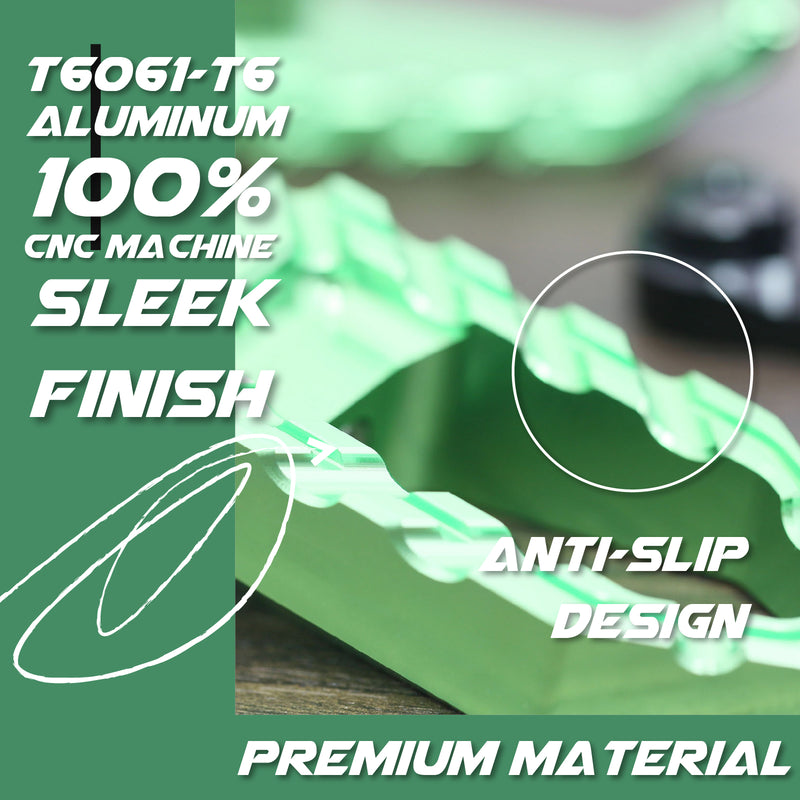 MC Motoparts Custom Engraved Name BUZZ FRONT / REAR Lowering Wide Foot Pegs - Personlization Footpegs - MC Motoparts