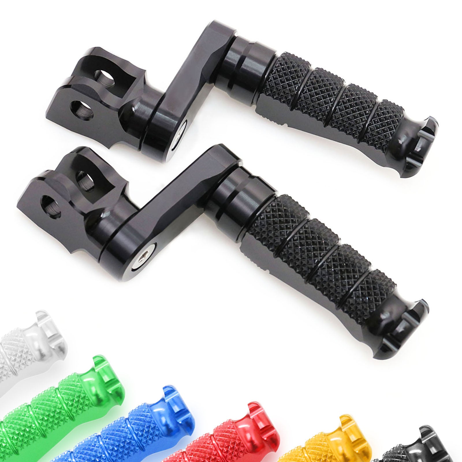 {Avant} Compatible avec Aprilia Shiver 900 SL750 Tuono V4R Repose-pieds réglables de 25 mm.