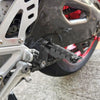 {Delantero} Se adapta a Honda CBR650R CB500X NX500 R-FIGHT Estriberas ajustables de 40 mm