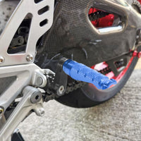 {Avant} Compatible avec Aprilia Shiver 900 SL750 Tuono V4R Repose-pieds réglables de 25 mm.