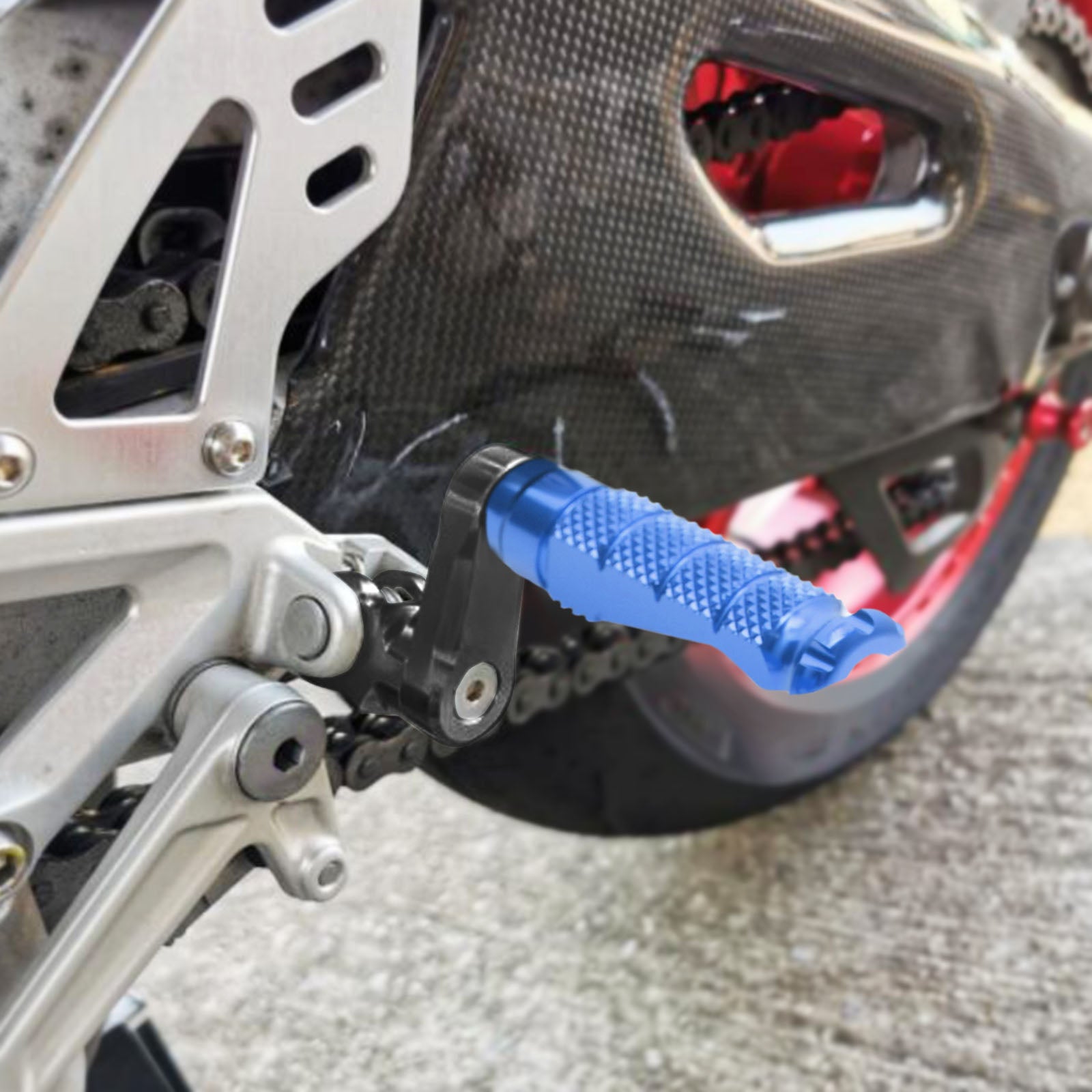 {Avant} Compatible avec Aprilia Shiver 900 SL750 Tuono V4R Repose-pieds réglables de 25 mm.