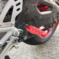 {Delantero} Se adapta a Ducati 1199 1299 Panigale SuperSport R-FIGHT Estriberas ajustables de 25 mm