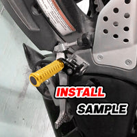 {Avant} Compatible avec Aprilia Shiver 900 SL750 Tuono V4R Repose-pieds réglables de 25 mm.