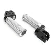 {Delantero} Se adapta a BMW F800S R1200 S ST G650GS Estriberas de poste ajustables de 25 mm