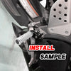 {Delantero} Se adapta a Ducati Diavel Carbon Scrambler 800 1100 Estriberas de poste ajustables de 25 mm