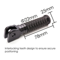 {Rear}  Fits Ducati Hypermotard Hyperstrada Rear POLE Foot Pegs - MC Motoparts