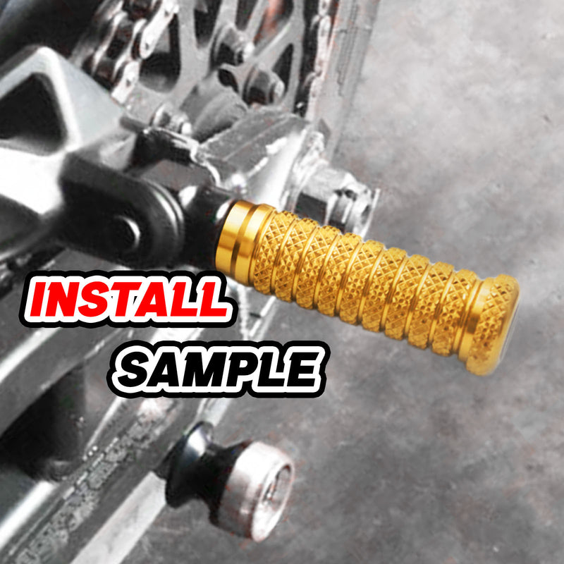 {Delantero} Se adapta a Ducati Diavel Carbon Scrambler 800 1100 Estriberas de poste ajustables de 25 mm