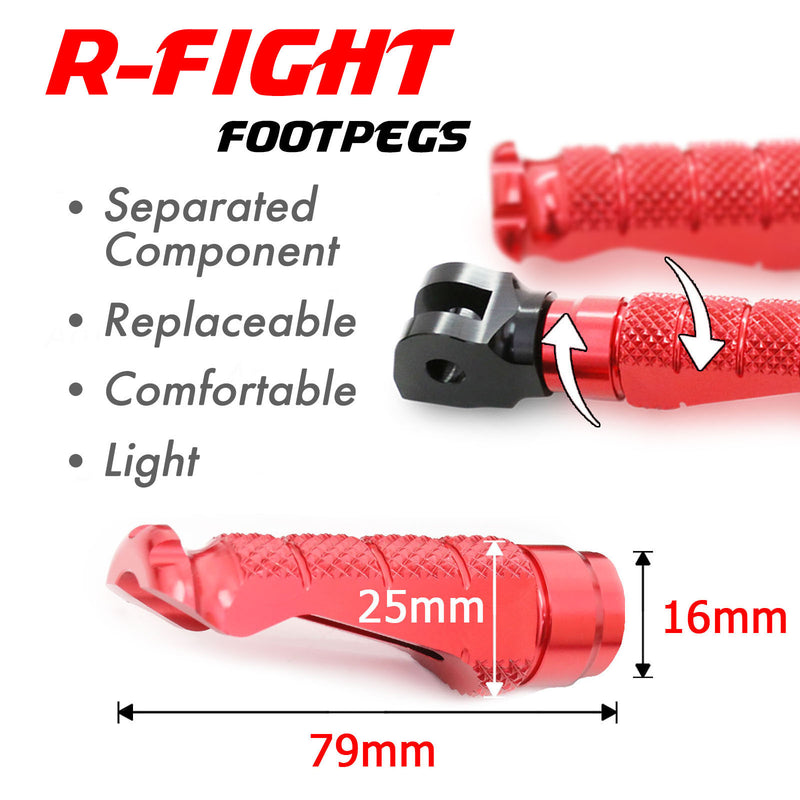 {Front} Fits Greenger G3S G3 2023-2024 R-FIGHT Foot Pegs - MC Motoparts