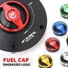 Fit Honda CBR650R 19-23 REVO Logo Engraved Quick Lock Fuel Cap - MC Motoparts