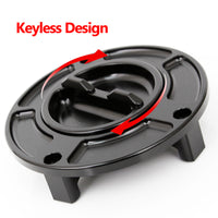 Tapa de tanque de combustible sin llave grabada con logotipo Honda CBR1000RR Fireblade 14-21