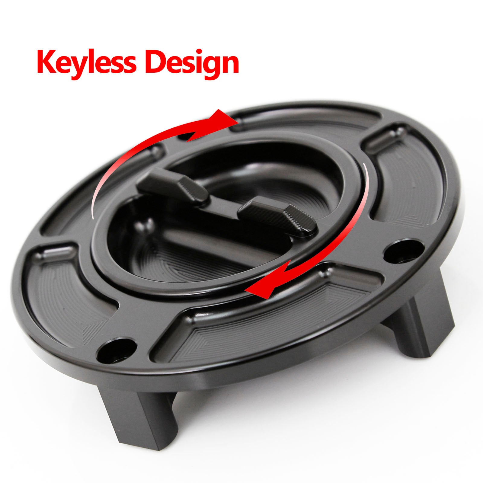 Tapa de tanque de combustible sin llave grabada con logotipo Honda CBR1000RR Fireblade 14-21