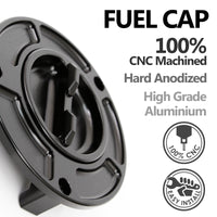 Tapa de tanque de combustible sin llave grabada con logotipo Honda CBR1000RR Fireblade 14-21