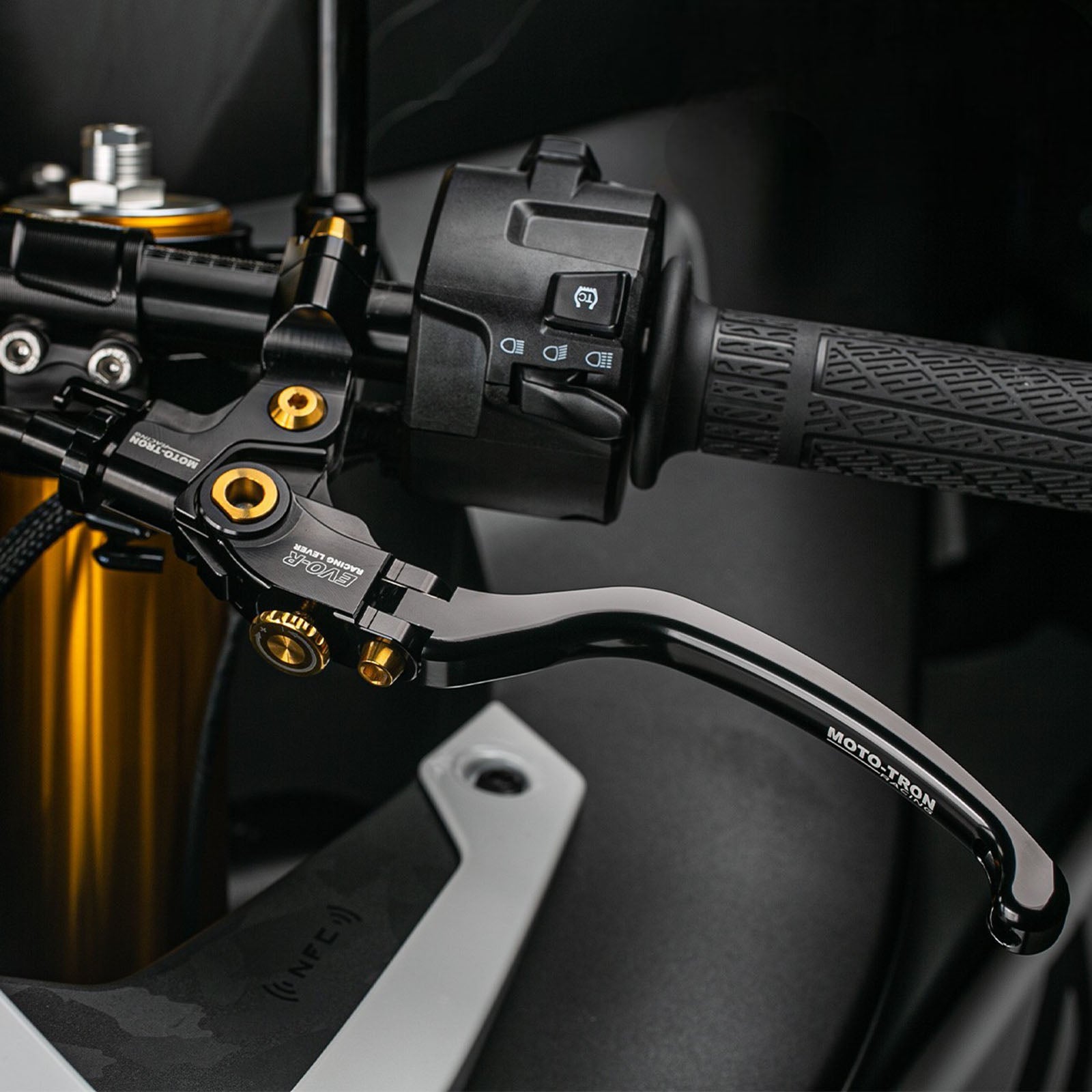 Moto-Tron Racing Folding Clutch Lever for Aprilia Tuono V4 1100RR Factory