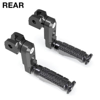 Fits Buell XB12R XB9S S1 S3 M2 50mm Adjustable Rear R-FIGHT Gold Foot Pegs