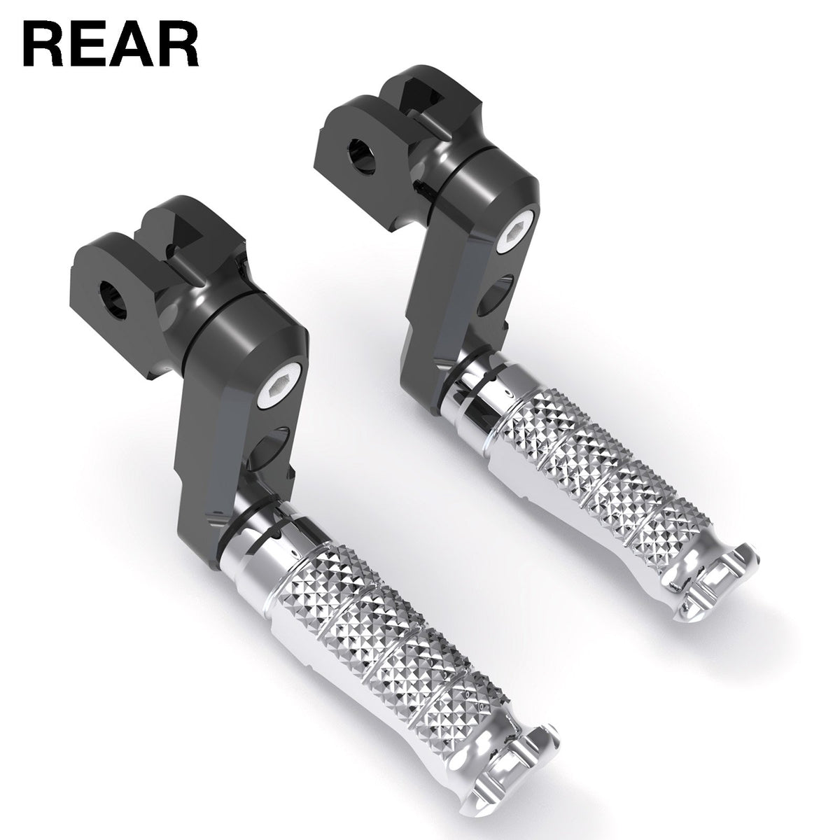 Fits BMW F800R R1200R 50mm Adjustable Rear R-FIGHT Gold Foot Pegs