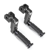 Electric dirt bike 50mm extension foot pegs for Razor RSF350 and RSF650, by MC Motoparts, with adjustable design and durable metal construction.