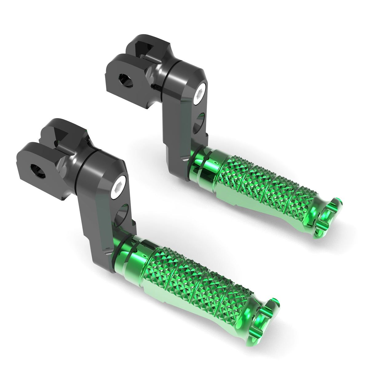 Fit Ducati Multistrada 1200 1000 RFIGHT 50mm Multi-step Front Blue Foot Pegs - MC Motoparts