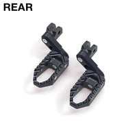 {Rear}  Fits Yamaha MT-125 XMAX 125 300 50mm Adjustable TRC Touring Wide Foot Pegs - MC Motoparts