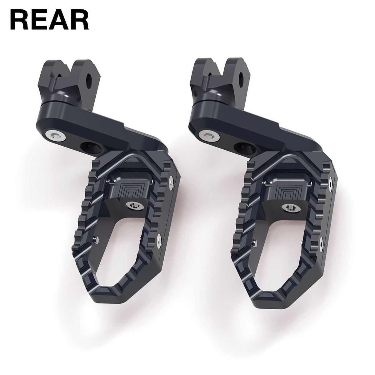 Fits Suzuki GSF650 GSF1200 50mm extension Rear TRC Touring Wide Foot Pegs