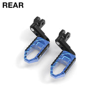 {Rear}  Fits Yamaha MT-125 XMAX 125 300 50mm Adjustable TRC Touring Wide Foot Pegs - MC Motoparts