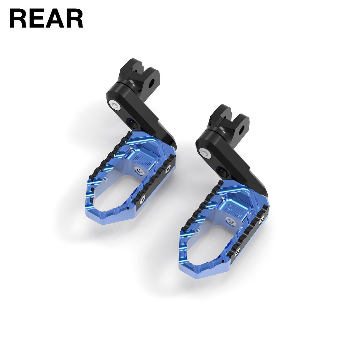 {Rear}  Fits Yamaha MT-125 XMAX 125 300 50mm Adjustable TRC Touring Wide Foot Pegs - MC Motoparts