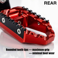 Fits BMW F800R R1200R 50mm extension Rear TRC Touring Wide Foot Pegs