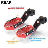 {Passenger}  Fits Ducati Supersport 950 Scrambler Nightshift 50mm Lowering Passenger TRC Touring Wide Foot Pegs