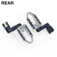 {Passenger}  Fits Harley Davidson Dyna 50mm Lowering TRC Touring Wide Foot Pegs