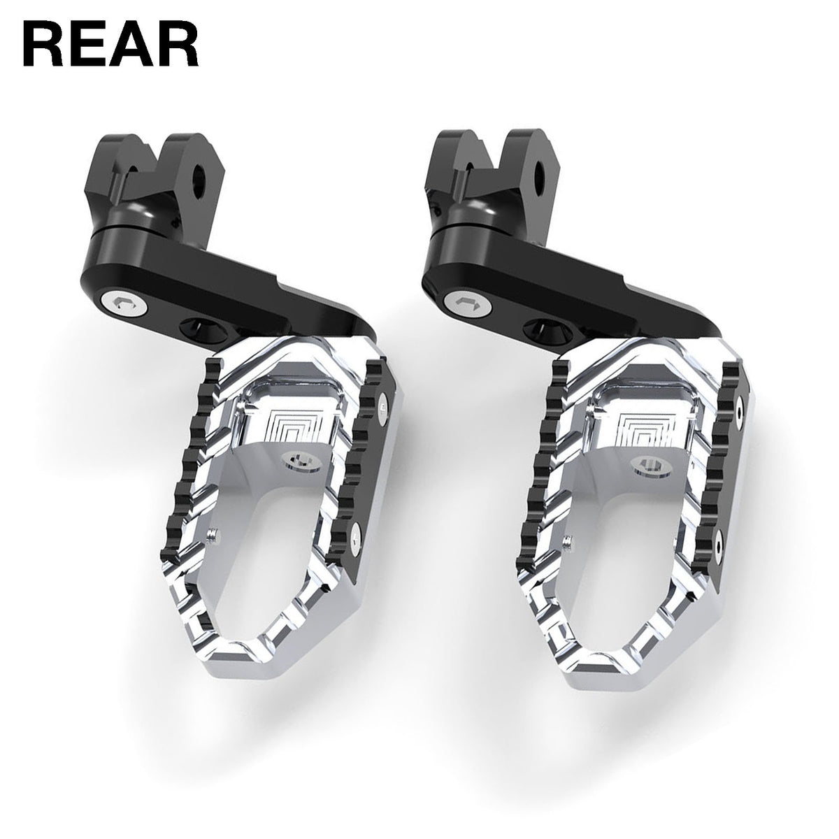 {Passenger}  Fits Suzuki Bandit 650 1200 50mm Adjustable TRC Touring Wide Foot Pegs