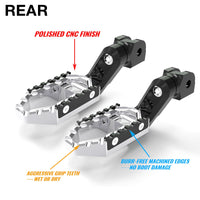 {Passenger}  Fits Ducati 899 Panigale 50mm Adjustable Passenger TRC Touring Wide Foot Pegs