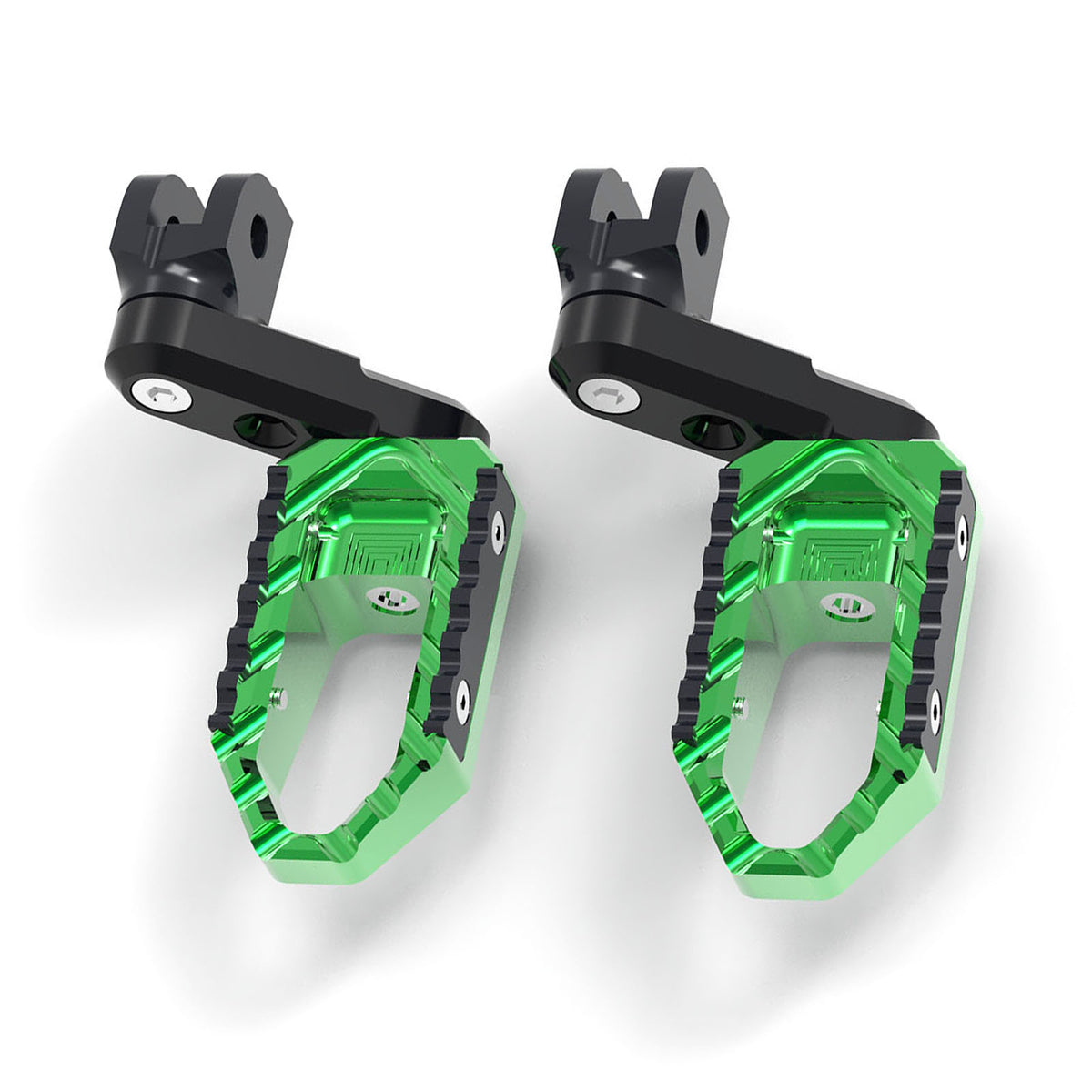MC Motoparts touring 40mm extension foot pegs for Moto Guzzi V9, V7, V100 VTRC with wide, adjustable design for rider comfort