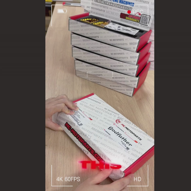 MC Motoparts Custom Engraved Name BUZZ FRONT / REAR Lowering Wide Foot Pegs - Personlization Footpegs