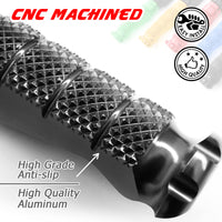 {Front}  Fits Aprilia RSV4 1100 E5+ 2025 Engraved Logo R-FIGHT Foot Pegs - MC Motoparts