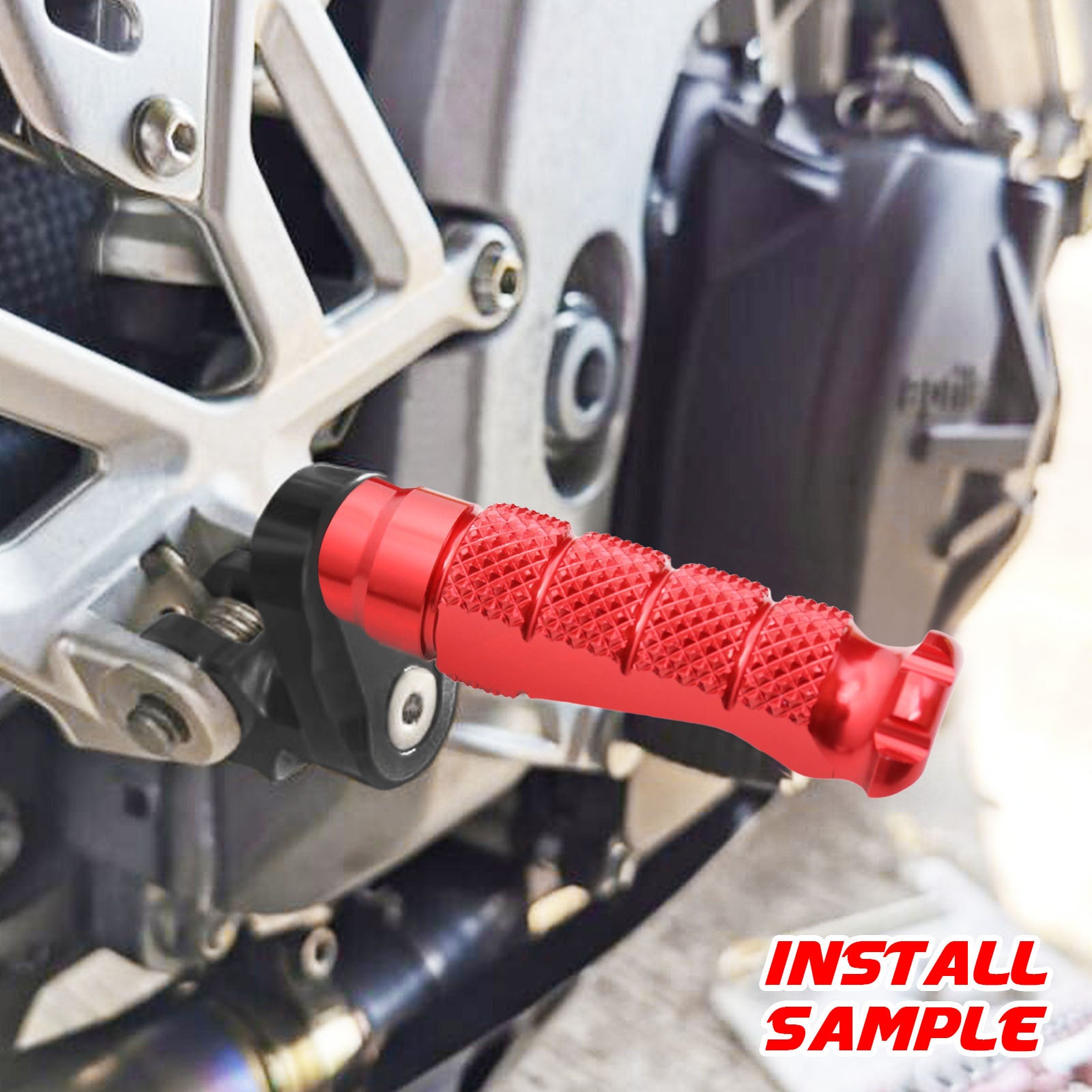 サンドウィッチ For Kawasaki ZH2 ZX-10R Ninja 7 25mm Lowering Rear Foot Pegs | R