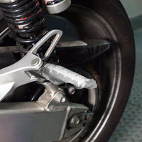 {Trasero} Se adapta a Ducati Hypermotard 821 Multistrada Icon Reposapiés R-FIGHT traseros ajustables de 25 mm