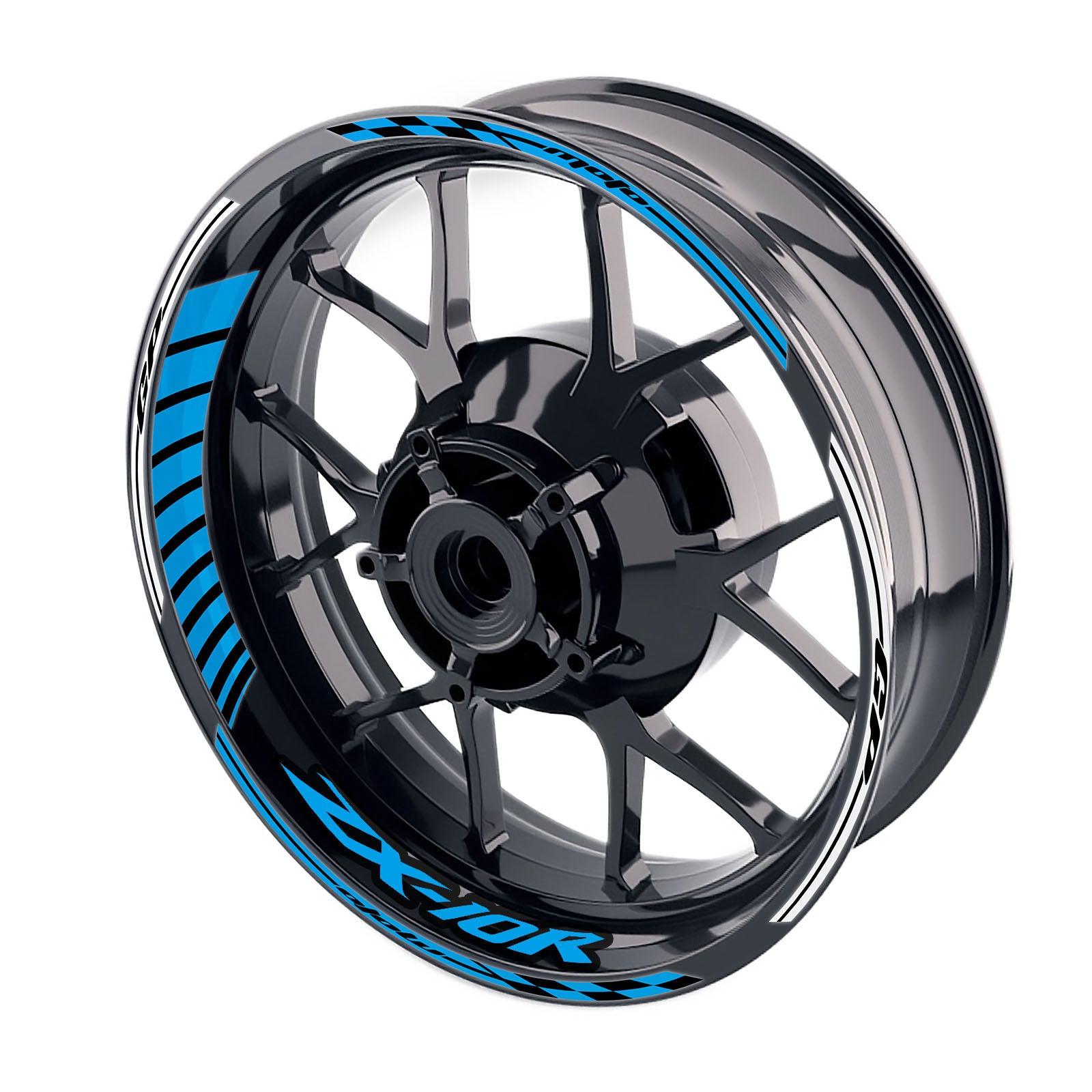 Kawasaki ZX10R Ninja GP Rim Stickers | MC Motoparts
