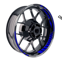 Fit Kawasaki Z650 Logo GP 17 inch Rim Wheel Stickers Racing Check