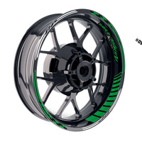 Fit Kawasaki Ninja 250R EX250 Logo GP 17 inch Rim Wheel Stickers Racing Check