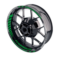 Fit Ducati Scrambler Caf? Racer Logo Moto GP Stripe 17 inch Wheel Rim Sticker - MC Motoparts