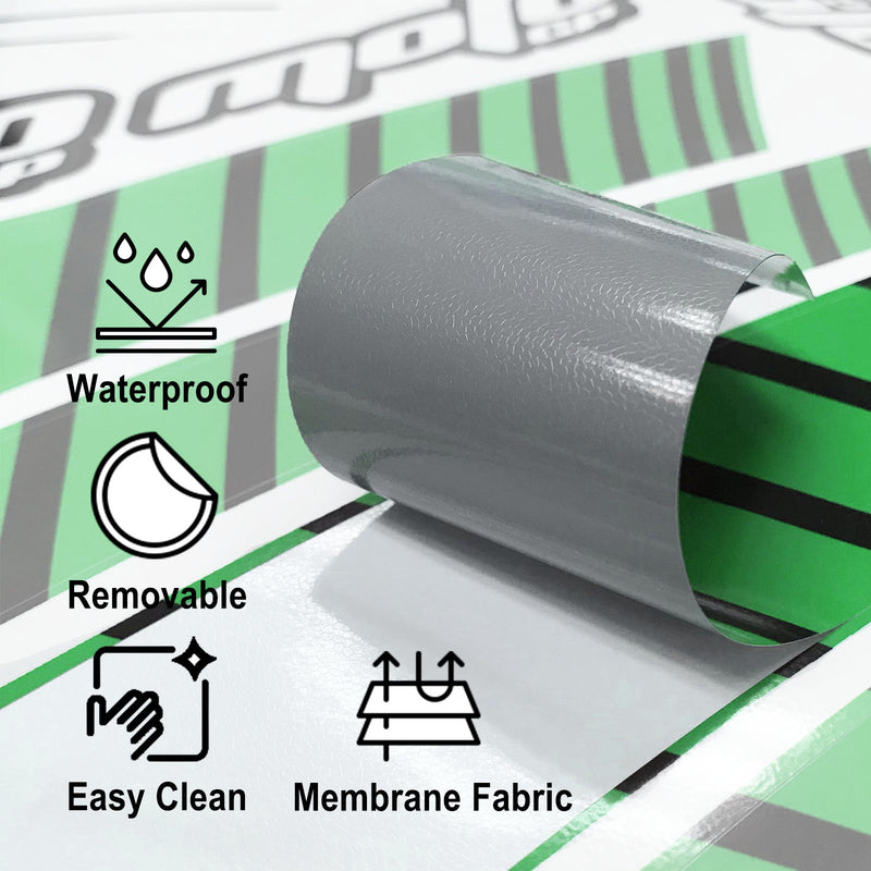 Fit Triumph Street Twin Logo Moto GP Stripe 17 inch Wheel Rim Sticker - MC Motoparts